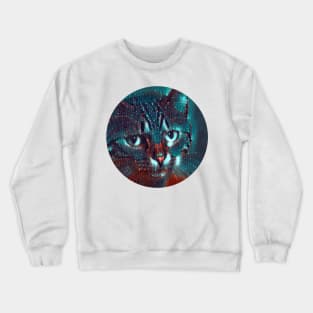 Anxious mycat, revolution for cats Crewneck Sweatshirt